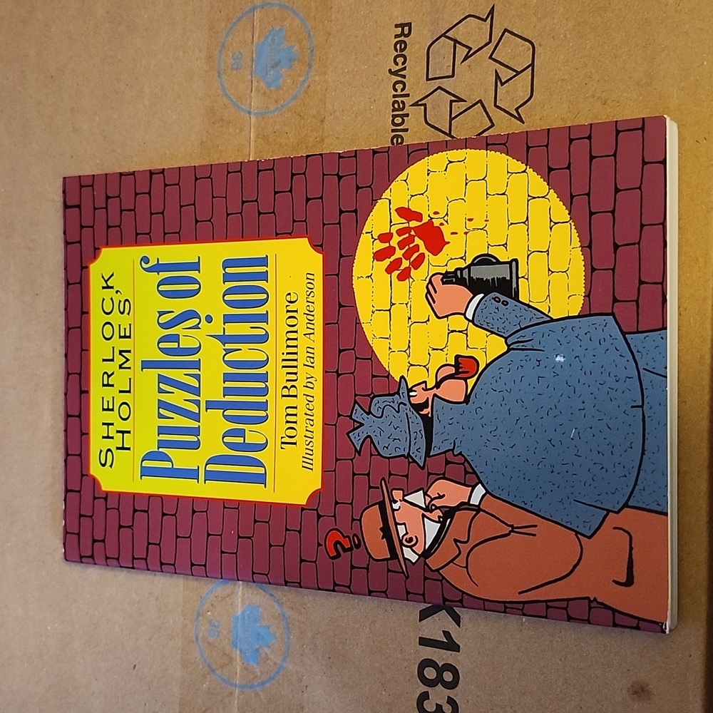 Sherlock holmes puzzles of deduction paper back book